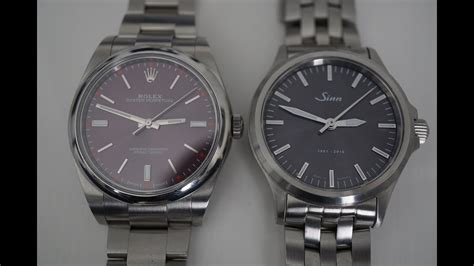 sinn 556 vs rolex explorer